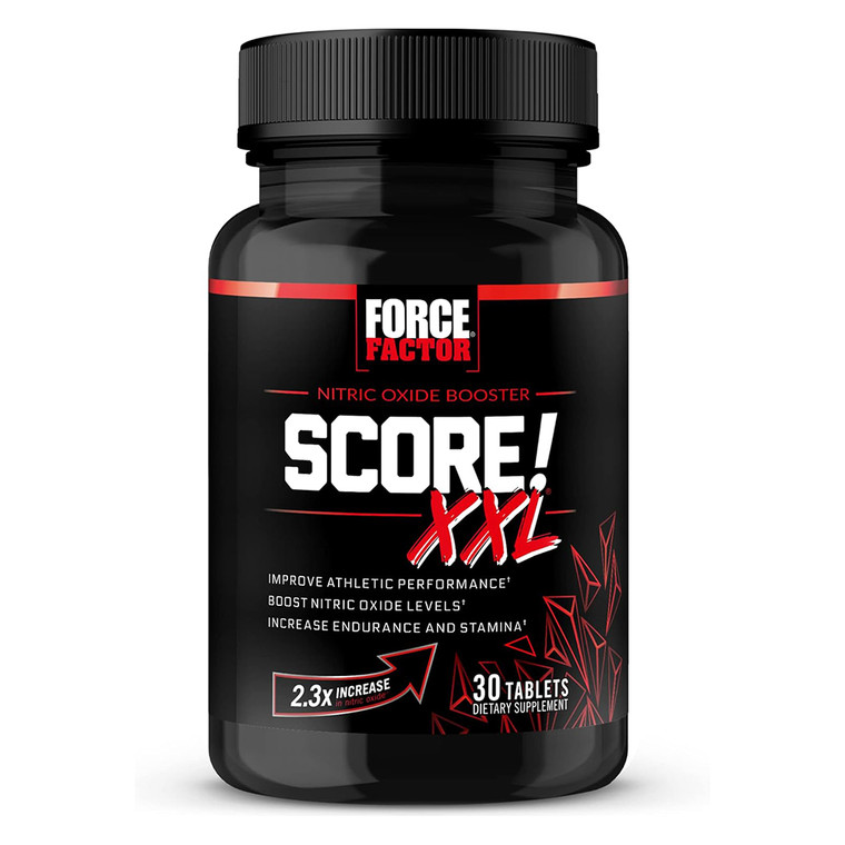 Force Factor Score XXL Tablets for Men Performance Stamina and Energy Support 30Ea