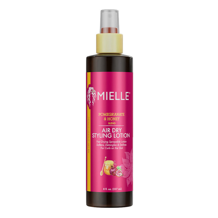 Mielle Pomegranate and Honey Air Dry Styling Lotion Defines and Moisturizes Curls 8Oz (237ml)