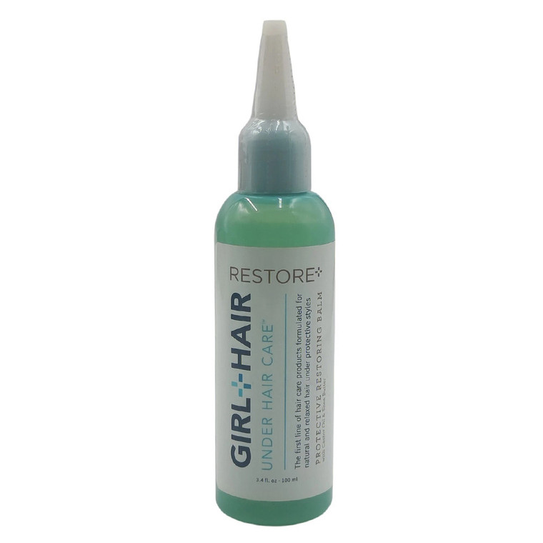 Girl Plus Hair Restore Balm for Moisturizing Repairing and Protecting Hair and Scalp 3.4Oz (100ml)