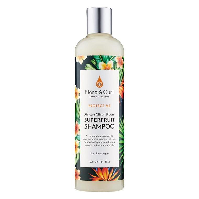 Flora and Curl African Citrus Superfruit Hair Shampoo 10.1Oz (300ml)