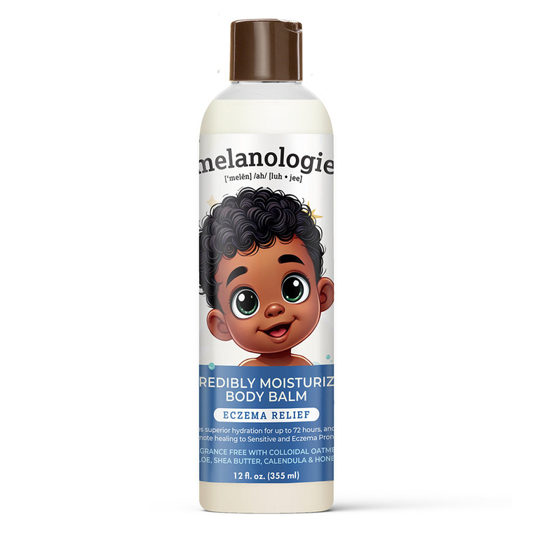 Melanologie Incredibly Moisturizing Body Balm Eczema Relief 12Oz (355ml)