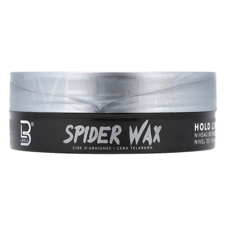 Level 3 Spider Hair Wax Strong Hold Texture and Creative Styling 5Oz (150ml)
