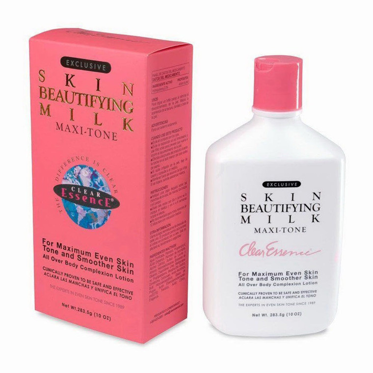 Clear Essence Skin Milk Evens Tone and Moisturizes Skin Hydrating Formula 10Oz (283.5g)