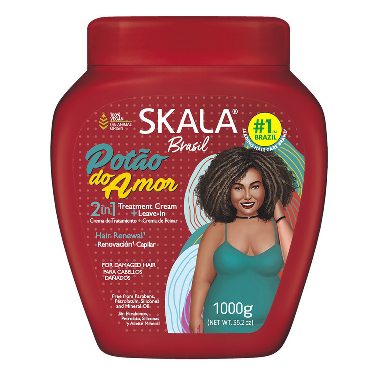 Skala Brasil Potao Do Amor Hair Treatment Cream for Damaged Hair 35.2Oz (1000g)