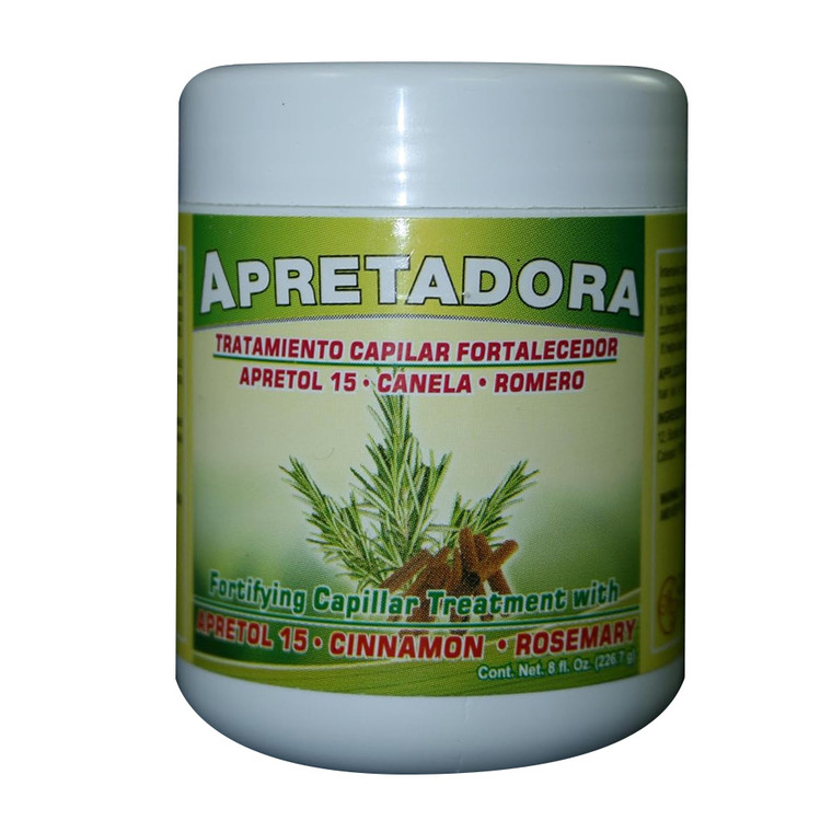 Apretadora Alopecil Fortifying Capillary Treatment with Cinnamon and Rosemary Hair and Scalp 8Oz (226.7g)