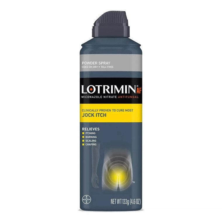 Lotrimin AF Antifungal Jock Itch Antifungal Powder Spray 4.6Oz (133g)