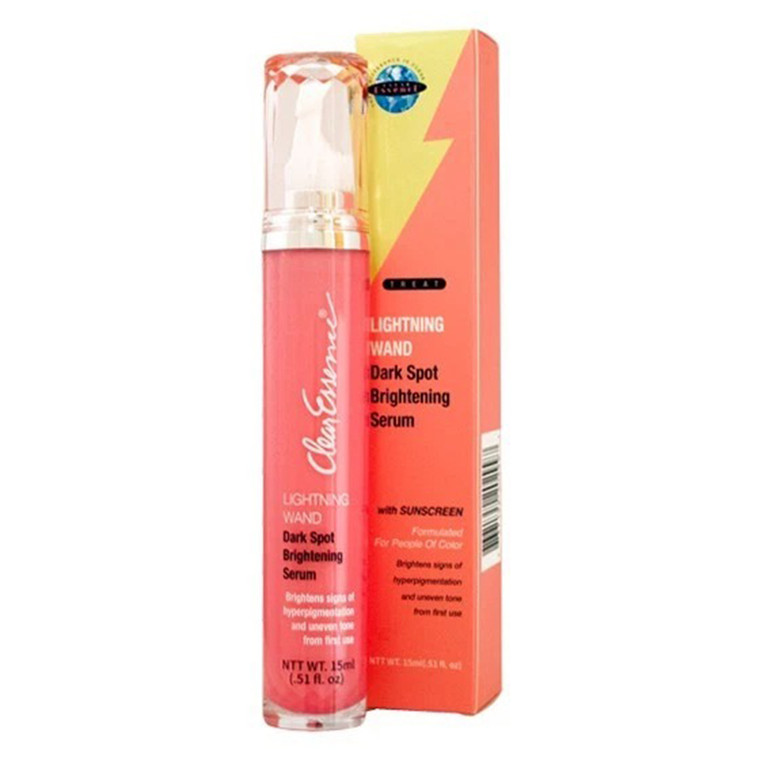 Clear Essence Lighting Wand Dark Brightening Serum with Sunscreen Protective Brightening Formula 0.15Oz (15ml)