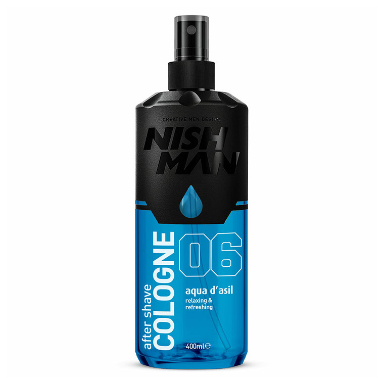 Nishman Aftershave Cologne Aqua Di Asil Refreshing Spray 13.5Oz (400ml)