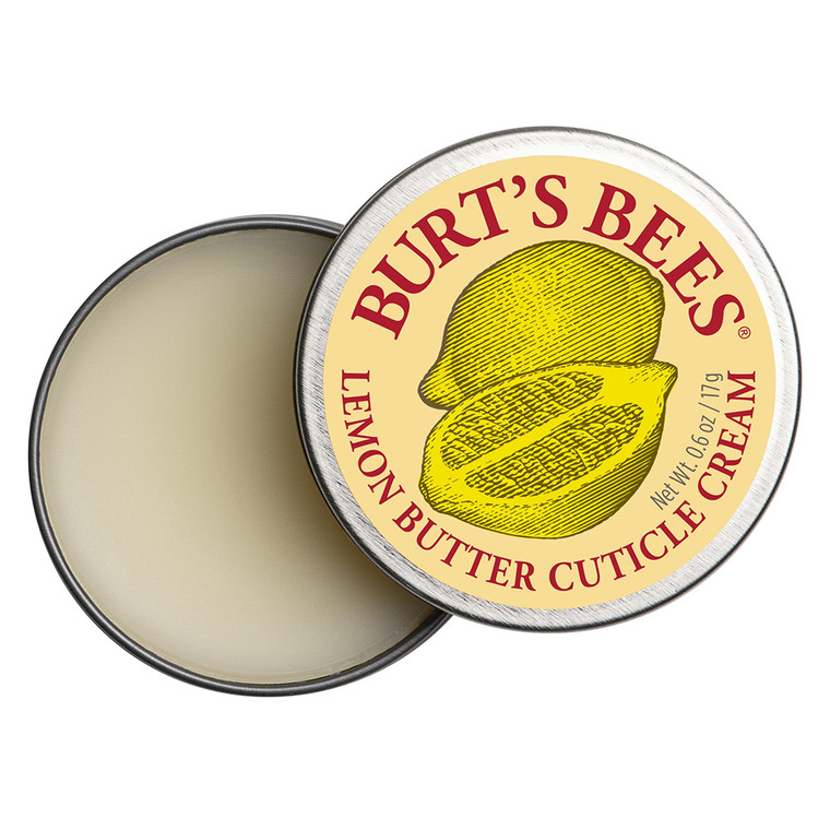 Burts Bees Lemon Butter Cuticle Cream for Moisturizing Revitalizes Dry Rough Hands to Soothe and Nourish 0.6Oz (17g)