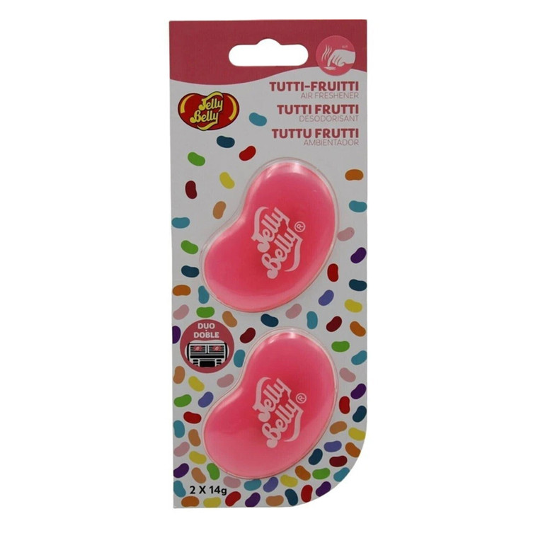 Jelly Belly Tutti Fruitti Duo Vent Stick Air Freshener 2 Piece 1Ea