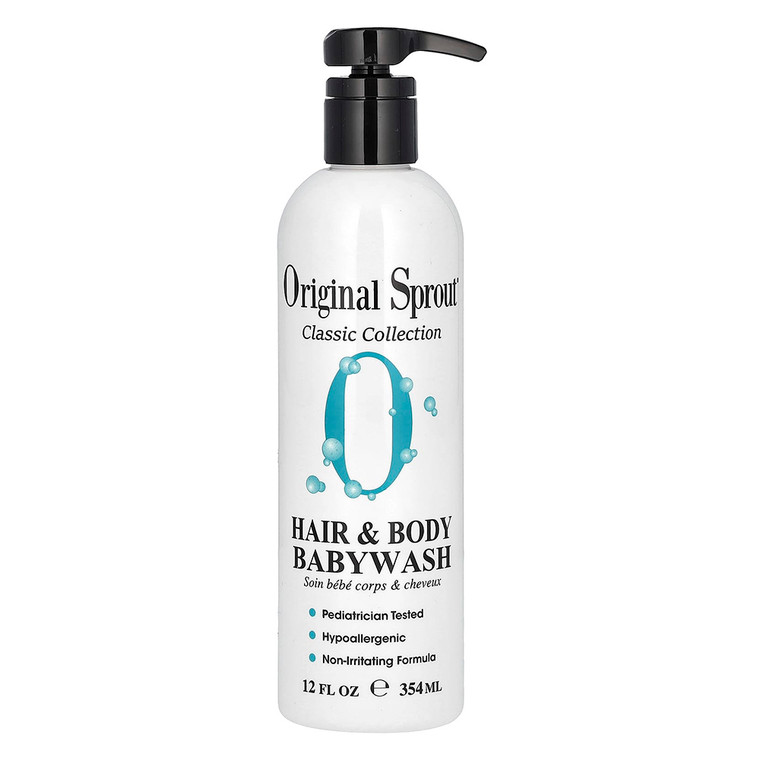 Original Sprout Classic Collection Hair and Body Babywash with Non Irritating Formula 12Oz (354ml)