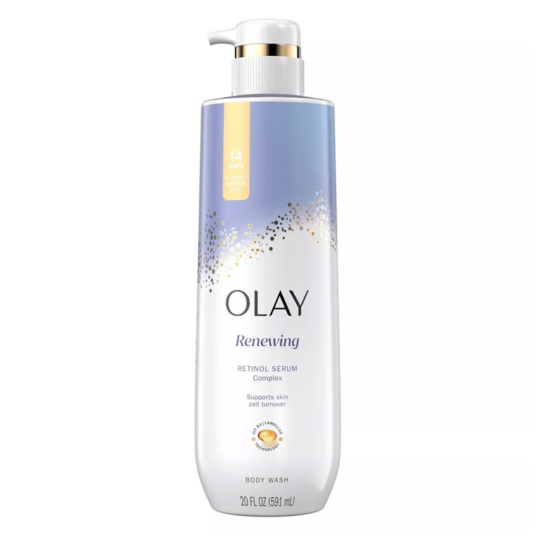 Olay Renewing Retinol Serum Skincare Moisturizes to Renew your Skin Body Wash 20Oz (591ml)