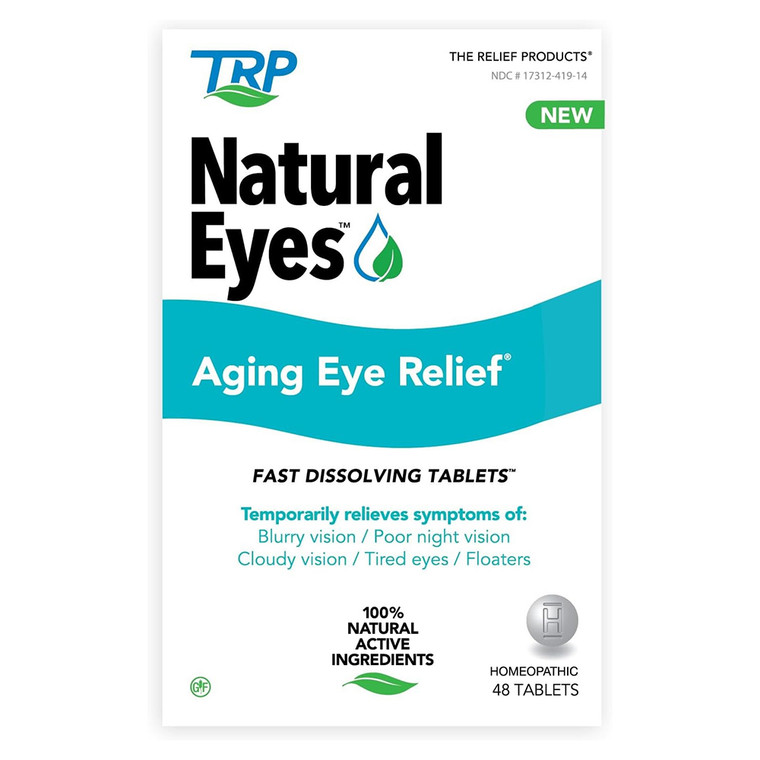 The Relief Products Natural Eyes Aging Eye Relief Fast Dissolving Tablets 48Ea