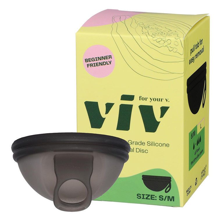 Viv for Your V Small/Medium Menstrual Disc for Comfortable Eco Friendly Period Care 1Ea
