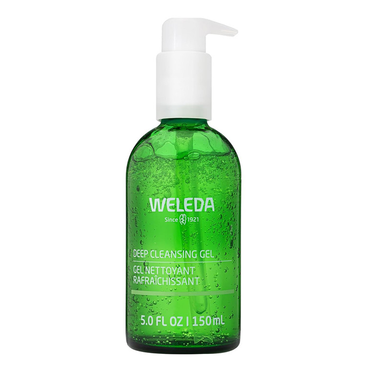 Weleda Deep Cleansing Facial Gel for Unclogging Pores and Refreshing Skin 5Oz (150ml)