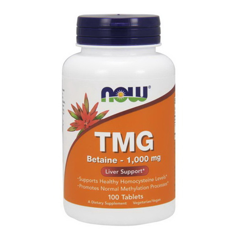 Now Foods TMG Betaine 1000 Mg Liver Support Tablets, 100 Ea