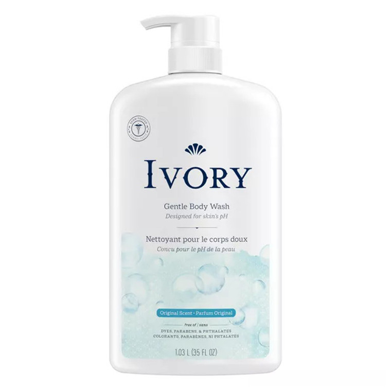 Ivory Gentle Body Wash  Plant Based Cleansers Original Scent 35Oz