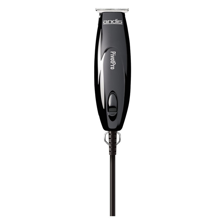 Andis Professional PivotPro Trimmer 23475 for Beard and Hair with Carbon Steel T Blade Black 1Ea