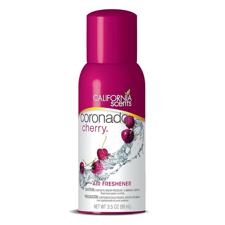 California Scents Air Freshener Spray 41407 Coronado Cherry Scent  Long Lasting Odor Eliminator 3.5Oz (99ml)