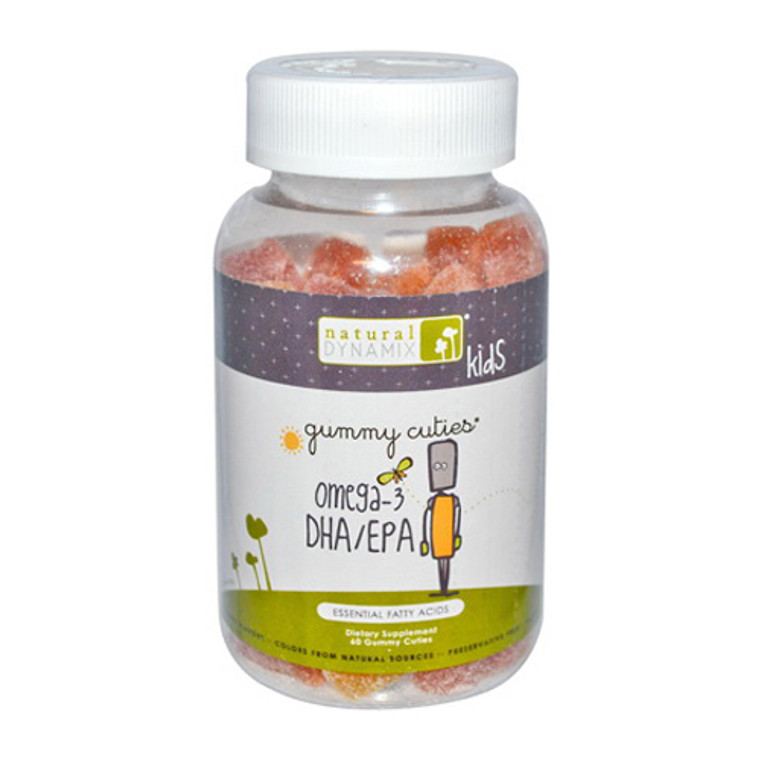 Gummie Cuties Omega-3 Dha/Epa Natural Dynamix - 60 Ea