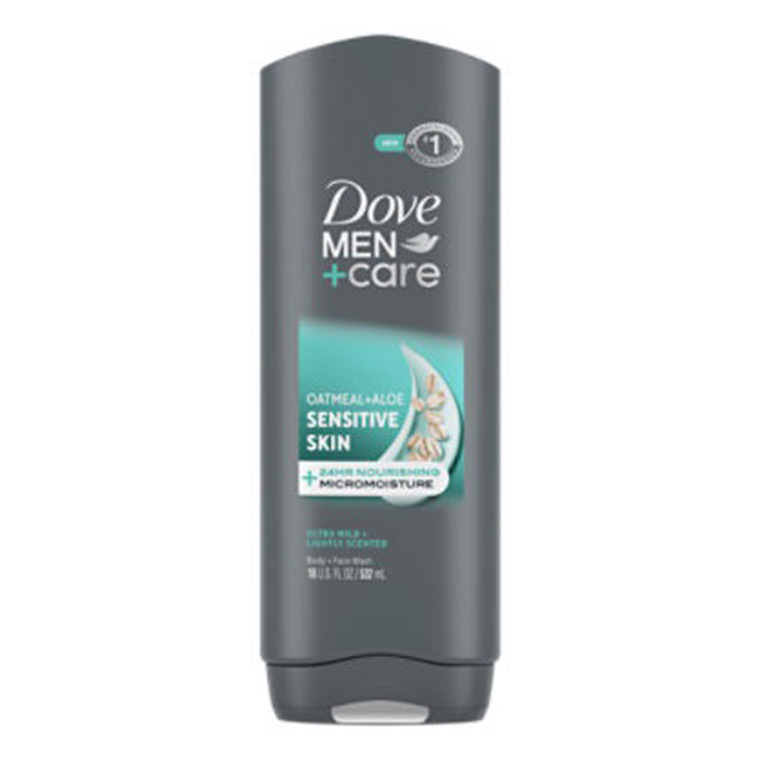 Dove Men Care Body Wash Oat Aloe Hydrating 18Oz (532ml)