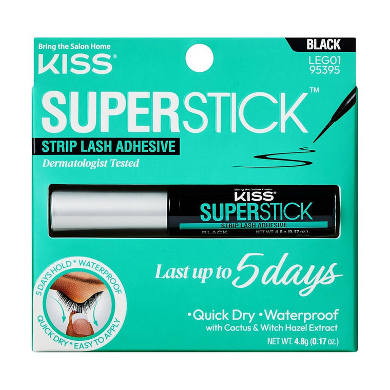 Kiss Lash Couture Extend Wear Black False Lashes Lightweight Reusable Lash Set 0.17Oz (4.8g)