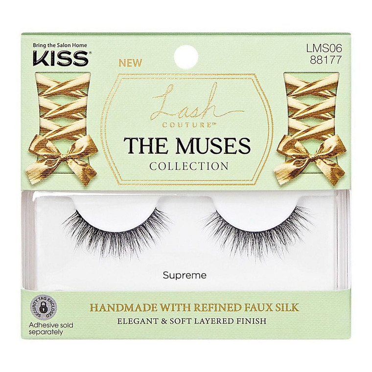 Kiss Lash Couture The Muses False Eyelashes Premium Lightweight Reusable Lash Set 1Ea