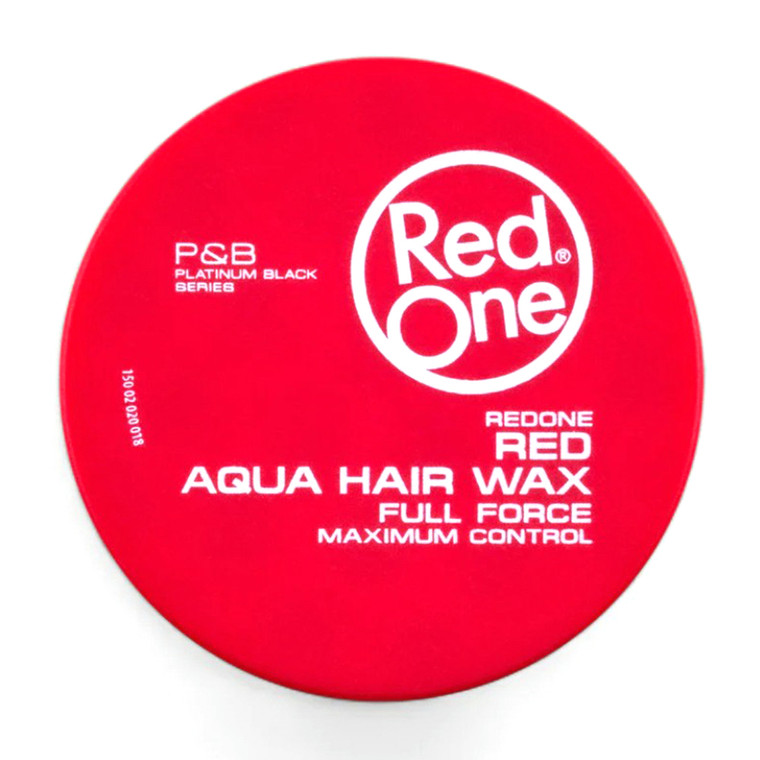 Red One Aqua Hair Gel Wax Red Maximum Control 5.07Oz (150ml)