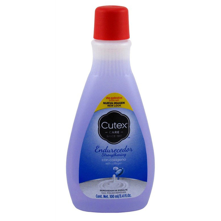 Cutex Polish Remover Strengthening Formula with Collagen 3.4Oz (100ml)