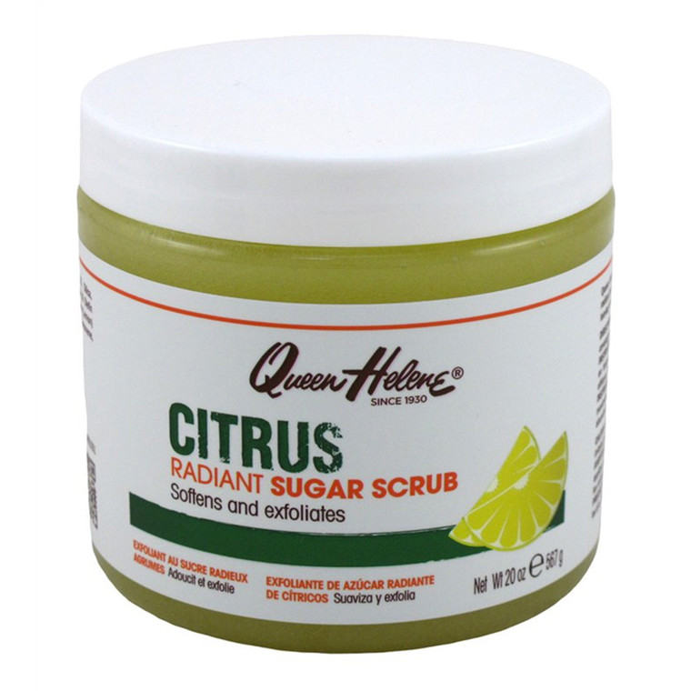 Queen Helene Citrus Radiant Sugar Scrub Softens Leaving Skin Radiant and Rejuvenated 20Oz (567g)