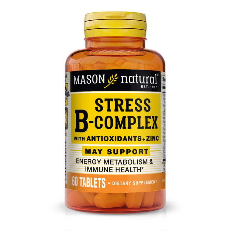 Mason Natural Stress Formula Tablets, With Zinc - 60 Ea