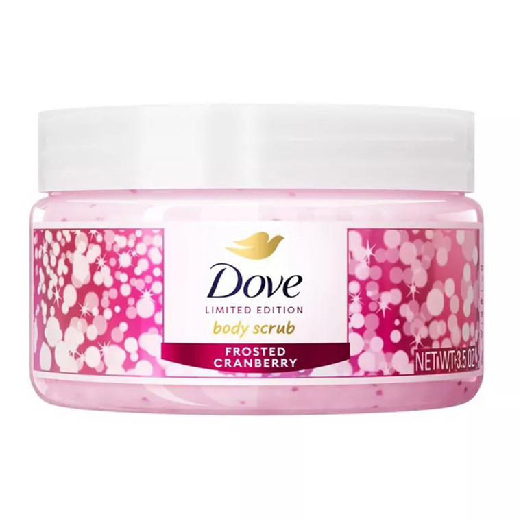 Dove Body Scrub Frosted Cranberry Exfoliating Moisturizing Body Polish 3.5Oz (99g)