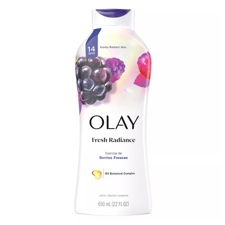 Olay Radiance Berries Frescas Body Wash Moisturizing Skin Cleanser 22Oz (650ml)