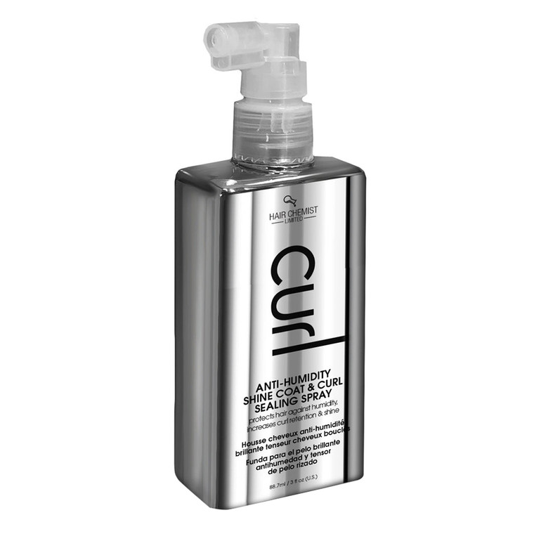 Hair Chemist Curl Anti Humidity Shine Coat and Curl Sealing Spray Increase Curl Retention and Shine 3Oz (88.7ml)