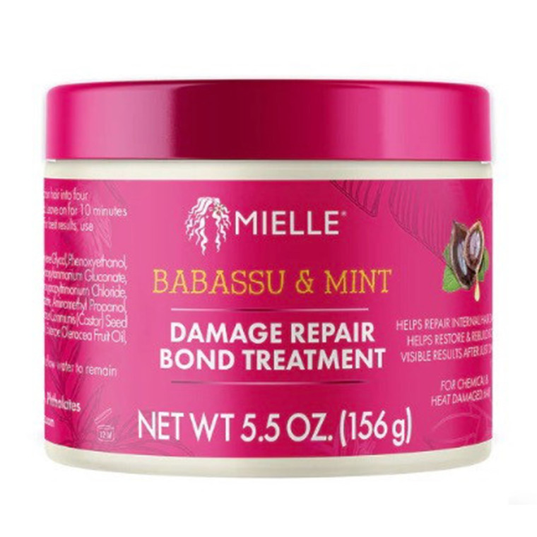 Mielle Babassu and Mint Damage Repair Bond Treatment Helps Restore and Rebuild Bonds? 5.5Oz (156g)