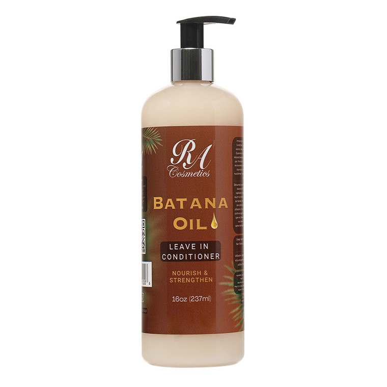 RA Cosmetics Batana Oil Leave In Conditioner Nourish Strengthen and Repairs Damaged Hair 16Oz (237ml)