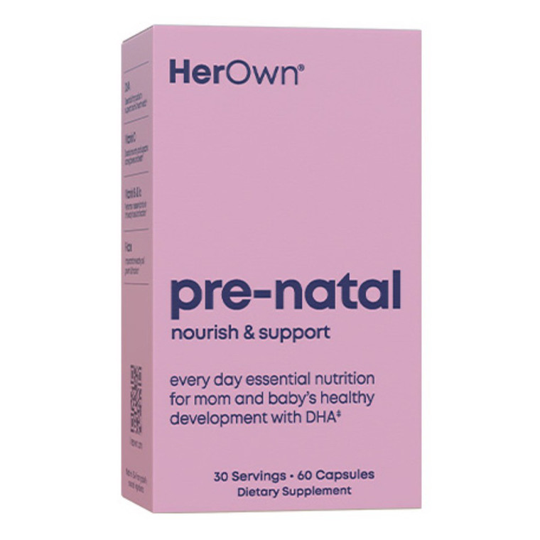 HerOwn Pre Natal Capsules for Maternal and Fetal Health Support 60Ea