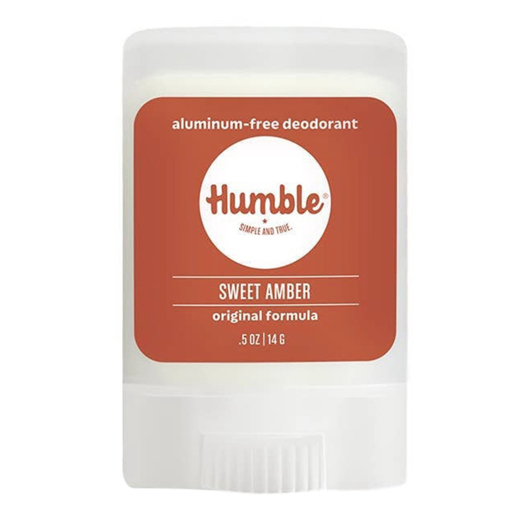Humble Brands Original Formula Sweet Amber Formulated to Absorb and Neutralize Body Odor Aluminum Free 0.5Oz (14g)