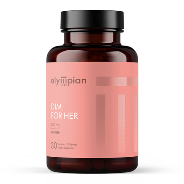 Olympian Labs DIM for Her 250mg for Women Supports Hormonal Balance Promotes Clear Skin 30Ea