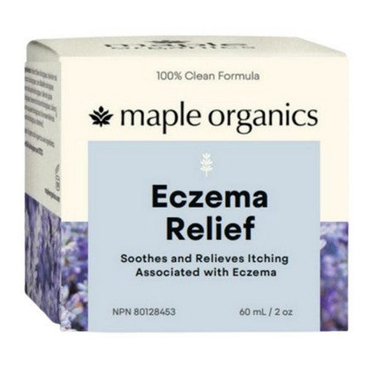 Maple Organics Eczema Therapy Soothes and Relieves Skin Itching 2Oz (60ml)