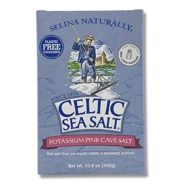 Celtic Sea Salt Pink Potassium Cave Salt 10.6Oz (300g)