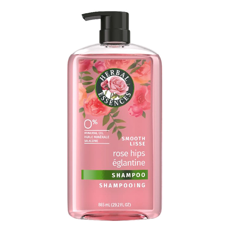 Herbal Essences Smooth Rose Hips Shampoo for Cleansing and Smoothing Hair 29.2Oz (865ml)