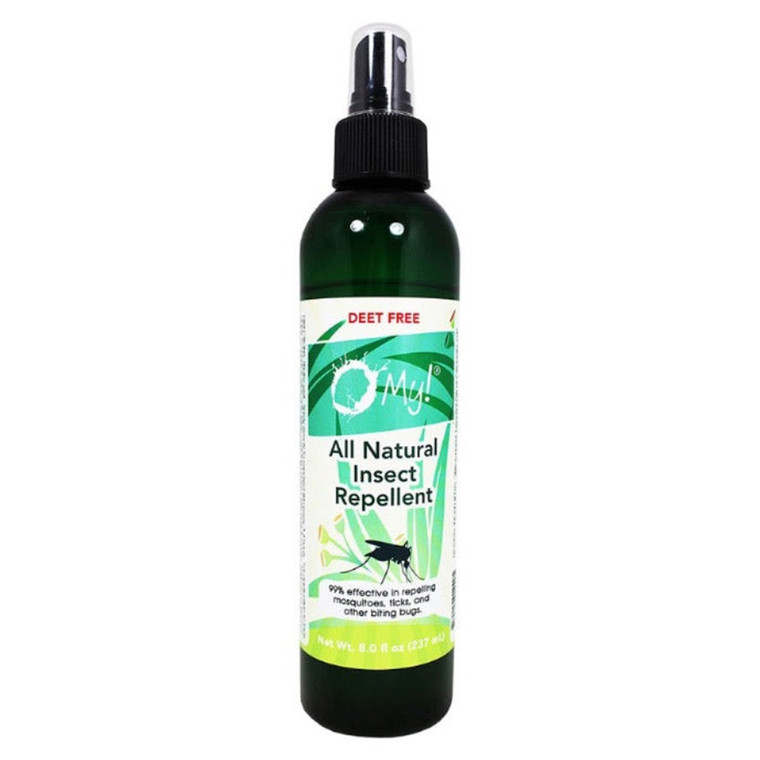 O My All Natural Insect Repellent Make the Bugs Flee Natural Deet Free Way with Pure Essential Oils 8Oz (237ml)
