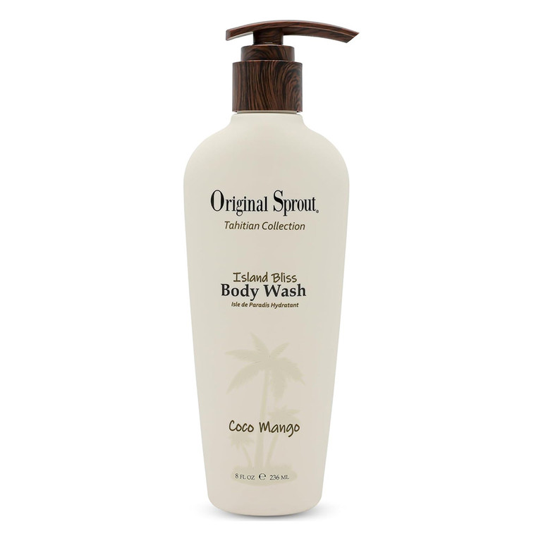 Original Sprout Island Bliss Coco Mango Body Wash Gently Cleanses for Smooth and Radiant Skin 8Oz (236ml)