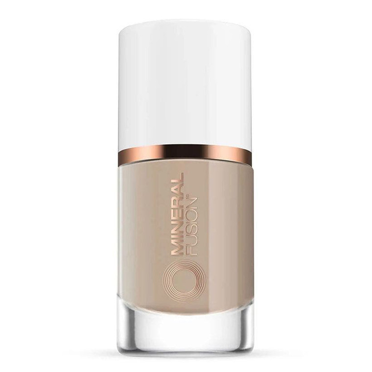 Mineral Fusion Bare Minimum Nail Polish for Chip Resistant Nail Color 0.33Oz (10ml)