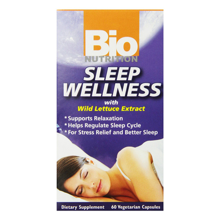 Bio Nutrition Sleep Wellness With Wild Lettuce Extract Tablets - 60 Ea