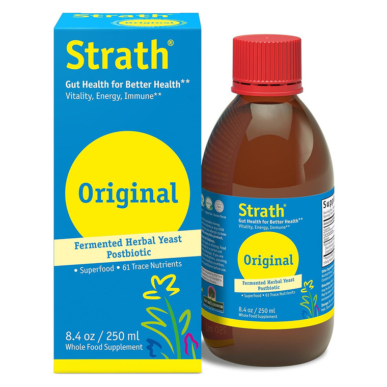 Bio-Strath Whole Food Liquid Supplement Natural Stress and Fatigue Support 8.4Oz (250ml)