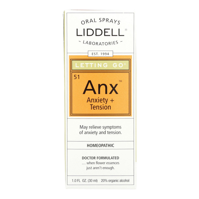 Liddell Laboratories Go Anxiety + Tension Homeopathic, Oral Spray , 1 Oz