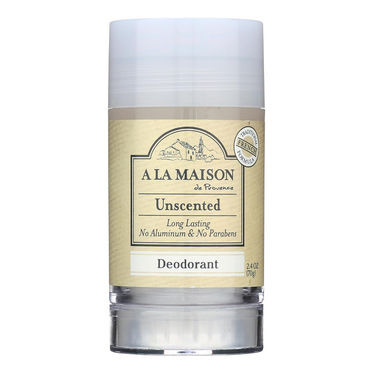 A La Maison Unscented Deodorant for Odor Protection 2.4Oz (70g)