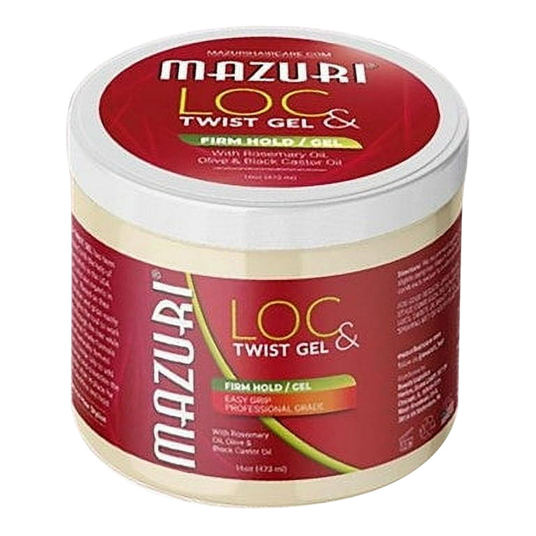 Mazuri Loc and Twist Gel Firm Hold for Styling Locs Twists and Braids 16Oz (473ml)